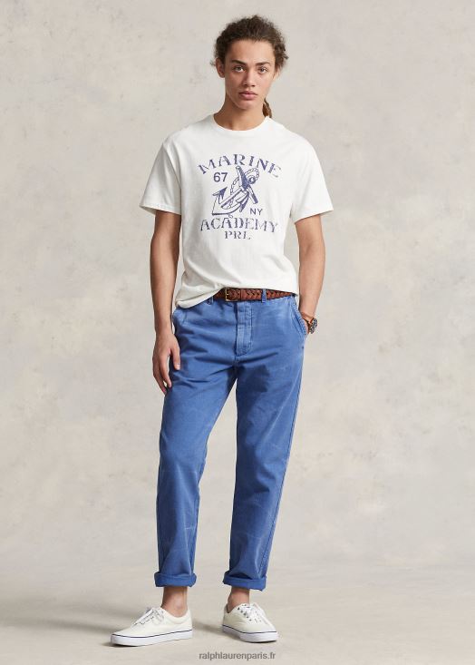 t-shirt coupe classique en jersey graphique 46T60T443 Hommes Ralph Lauren névis