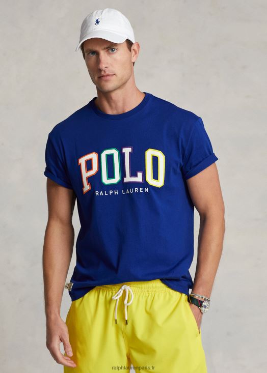 t-shirt coupe classique en jersey à logo 46T60T425 Hommes Ralph Lauren patrimoine royal