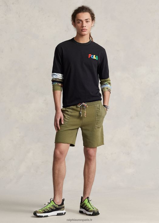 t-shirt coupe classique en jersey à logo 46T60T8656 Hommes Ralph Lauren multi noir