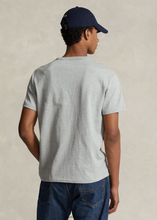 t-shirt coupe classique en jersey épais 46T60T238 Hommes Ralph Lauren andover bruyère