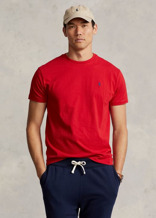 t-shirt en jersey à col ras du cou-toutes coupes 46T60T164 Hommes Ralph Lauren rl2000 rouge