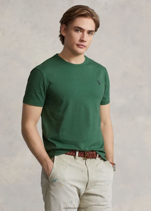t-shirt en jersey à col ras du cou-toutes coupes 46T60T169 Hommes Ralph Lauren forêt lavée