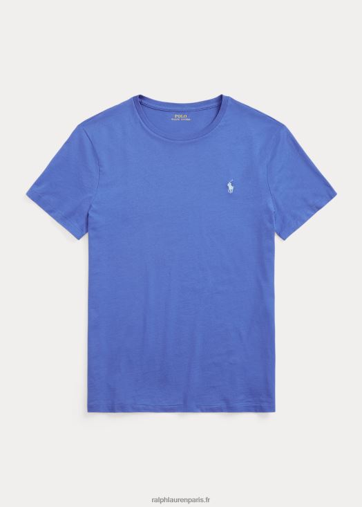 t-shirt en jersey à col ras du cou-toutes coupes 46T60T172 Hommes Ralph Lauren bleu