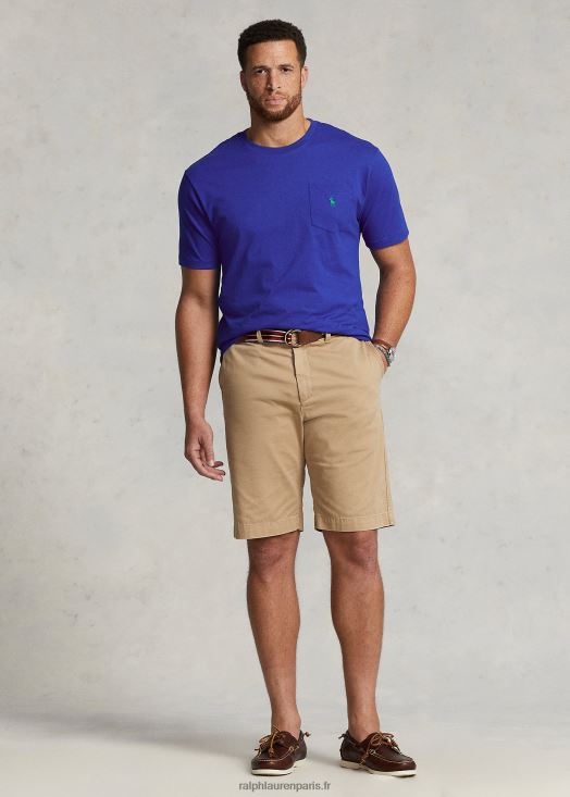t-shirt à poche en jersey 46T60T1855 Hommes Ralph Lauren étoile saphir