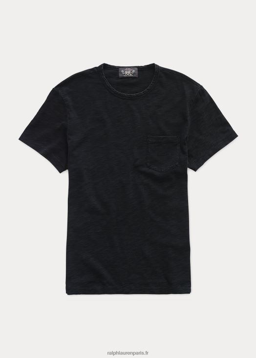 t-shirt à poche en jersey 46T60T8693 Hommes Ralph Lauren indigo noir