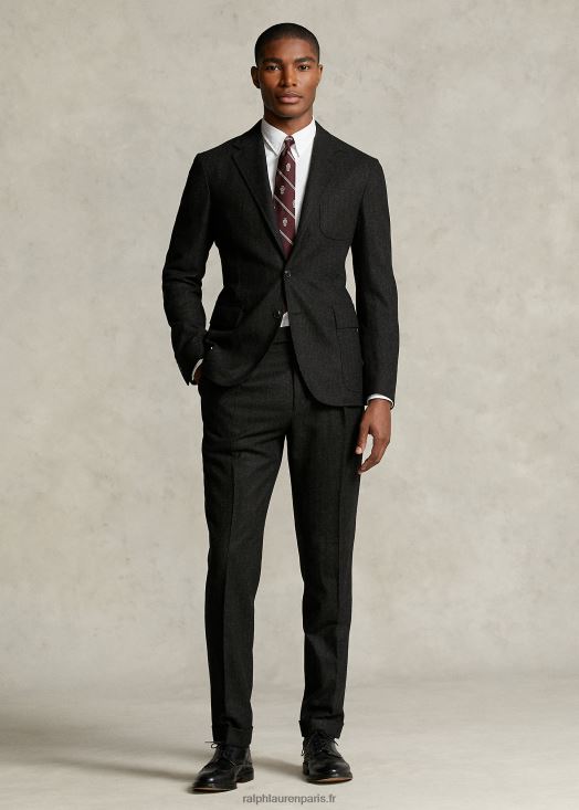 la veste rayée de la collection morehouse 46T60T1277 Hommes Ralph Lauren gris foncé