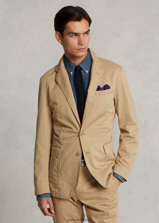 polo veste chino stretch déstructurée 46T60T613 Hommes Ralph Lauren monument bronzé