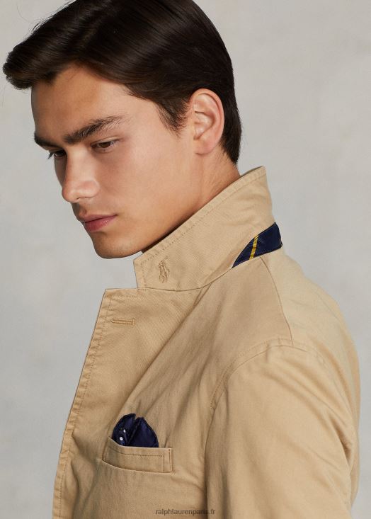 polo veste chino stretch déstructurée 46T60T613 Hommes Ralph Lauren monument bronzé