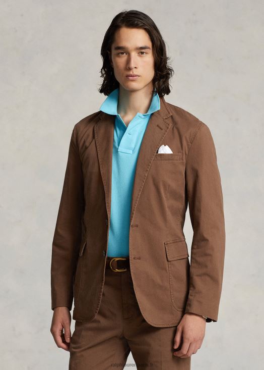 polo veste chino stretch déstructurée 46T60T614 Hommes Ralph Lauren teck