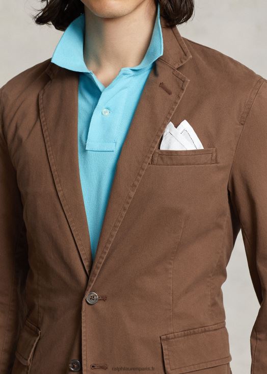 polo veste chino stretch déstructurée 46T60T614 Hommes Ralph Lauren teck