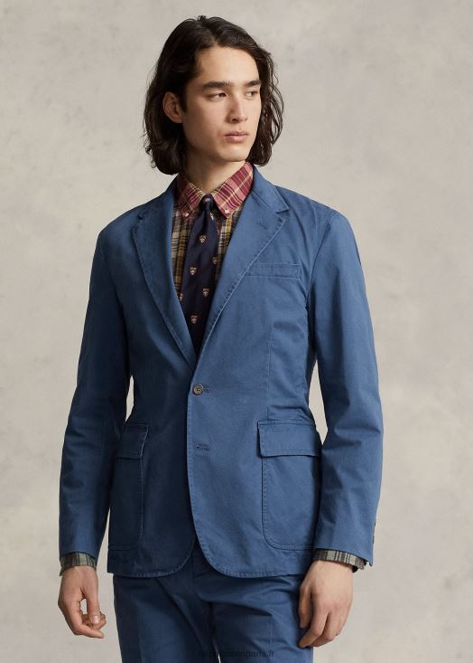 polo veste chino stretch déstructurée 46T60T616 Hommes Ralph Lauren bleu clancy