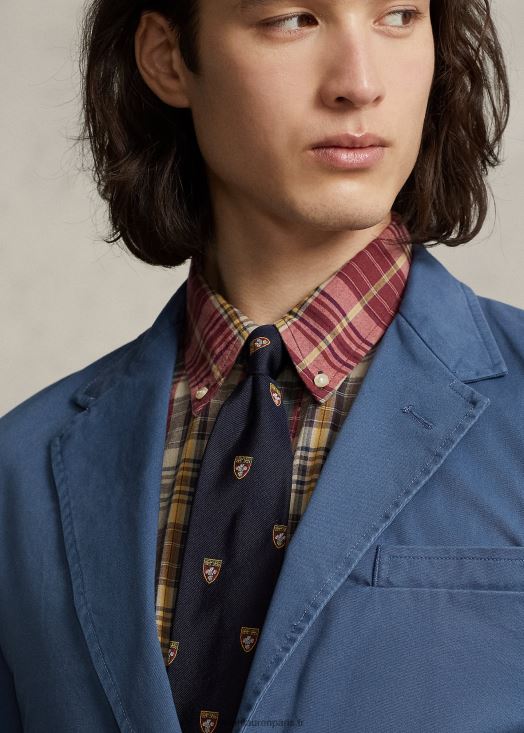 polo veste chino stretch déstructurée 46T60T616 Hommes Ralph Lauren bleu clancy