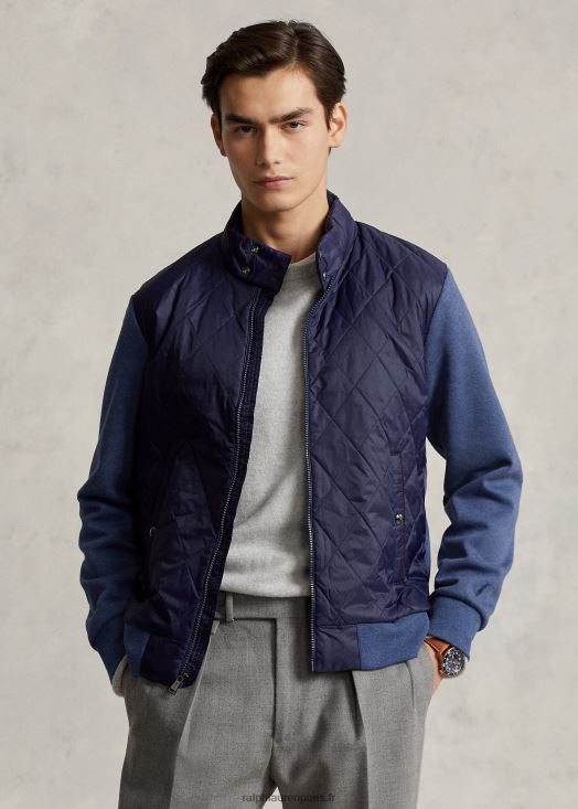 veste hybride matelassée 46T60T1270 Hommes Ralph Lauren bleu chiné/marine