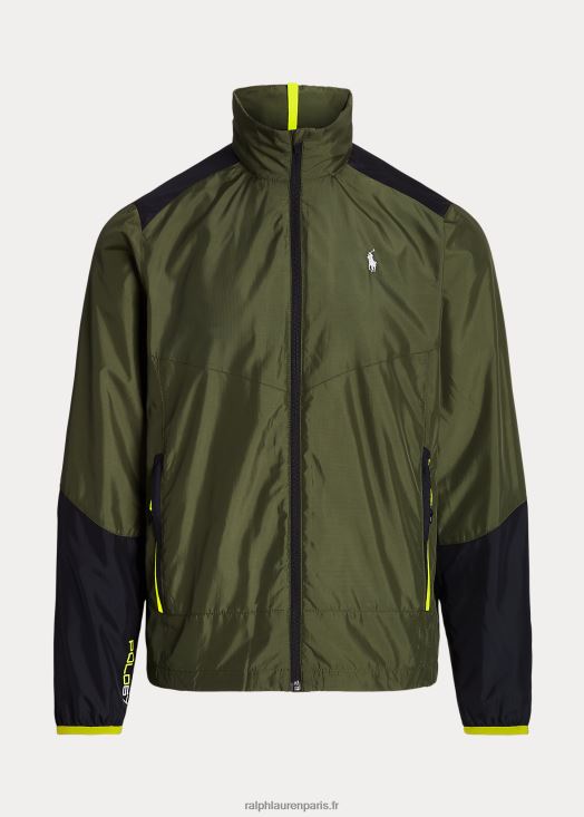 veste ripstop déperlante 46T60T127 Hommes Ralph Lauren sauge foncé/noir