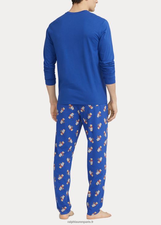 ensemble de nuit en jersey de coton polo bear 46T60T653 Hommes Ralph Lauren patrimoine royal
