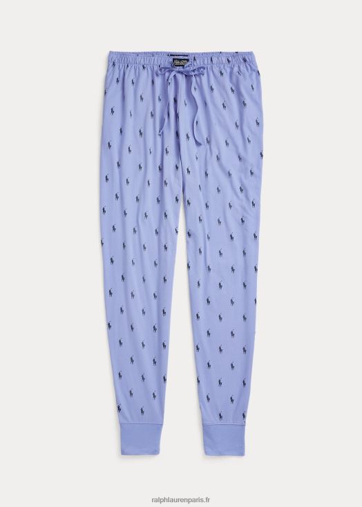 jogging de nuit poney signature 46T60T8718 Hommes Ralph Lauren plaid lafayette/marine