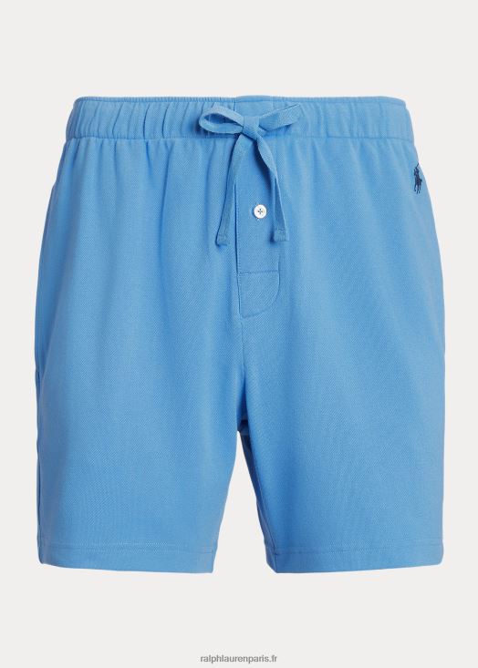 short de nuit 6 pouces en tricot piqué 46T60T317 Hommes Ralph Lauren Harbour Island bleu/marine