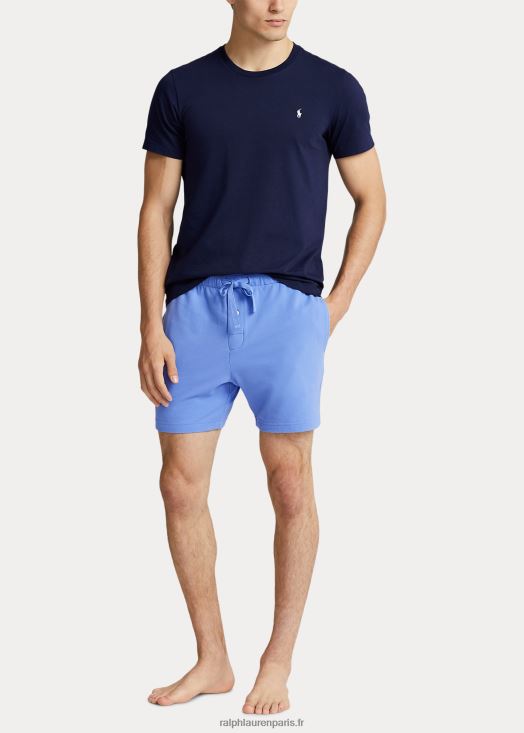 short de nuit 6 pouces en tricot piqué 46T60T317 Hommes Ralph Lauren Harbour Island bleu/marine