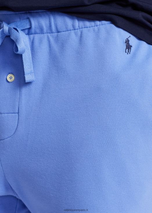 short de nuit 6 pouces en tricot piqué 46T60T317 Hommes Ralph Lauren Harbour Island bleu/marine