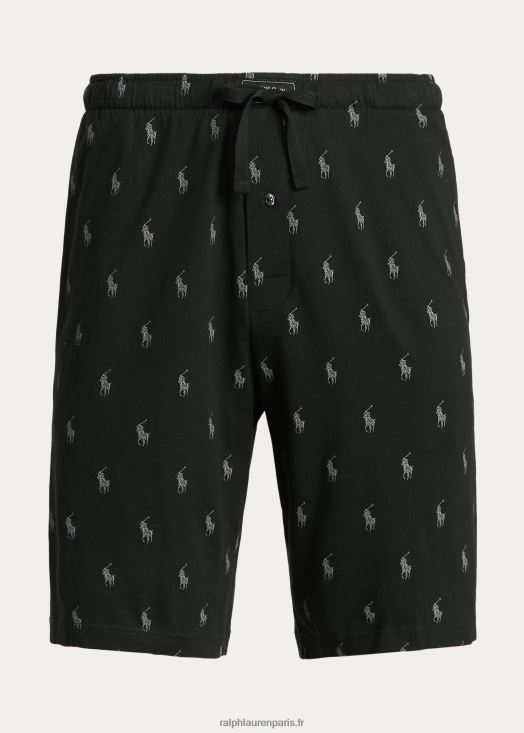 short de pyjama poney intégral 46T60T1178 Hommes Ralph Lauren noir