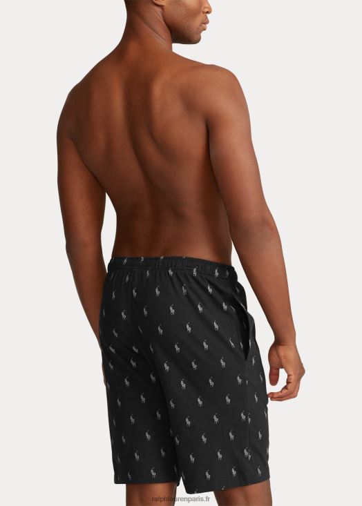 short de pyjama poney intégral 46T60T1178 Hommes Ralph Lauren noir